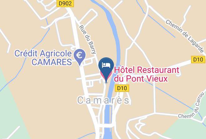 Aveyron - Hotel Restaurant Du Pont Vieux Maps