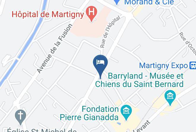 Martigny - Hotel Restaurant Du Stand Maps