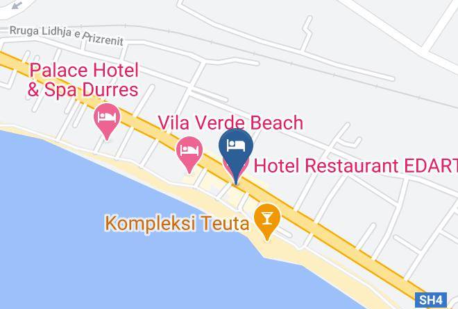 Durres - Hotel Restaurant Edart Maps