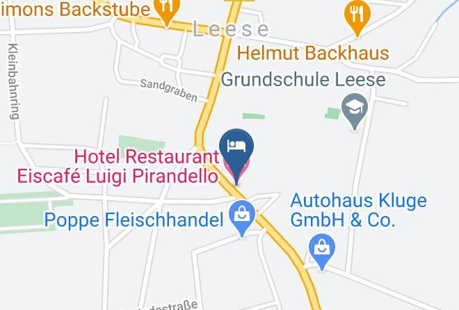 Nienburg Weser - Hotel Restaurant Eiscafe Luigi Pirandello Maps