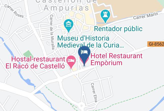 Girona - Hotel Restaurant Emporium Maps