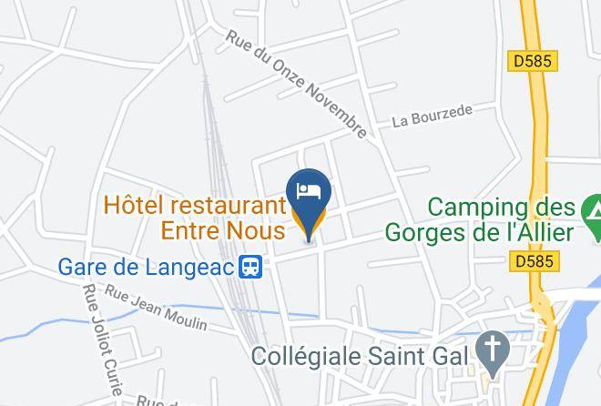 Haute Loire - Hotel Restaurant Entre Nous Maps