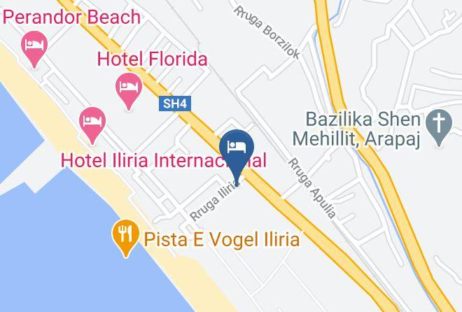 Durres - Hotel Restaurant Ervis Maps