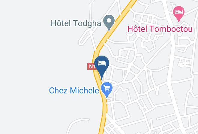 Tinghir - Hotel Restaurant Etoile Du Sud Maps