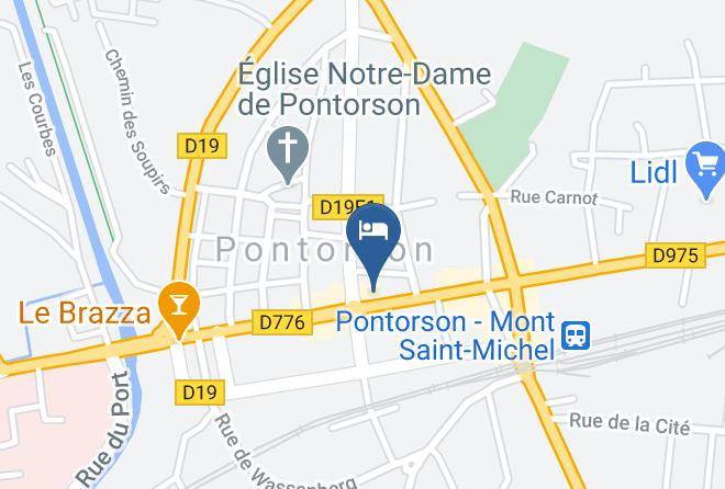 Manche - Hotel Restaurant Eugenie Maps