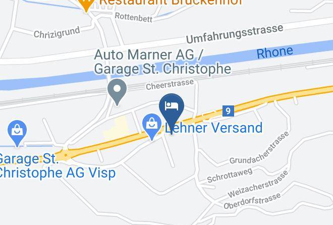 Visp - Hotel Restaurant Eyholz Ag Maps