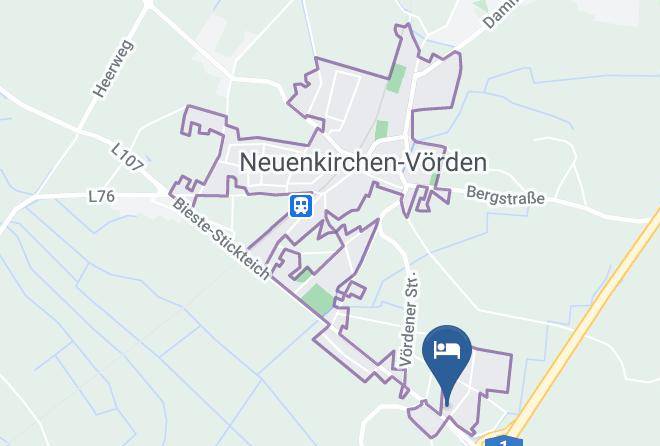 Vechta - Hotel Restaurant Fehrenkamp Maps