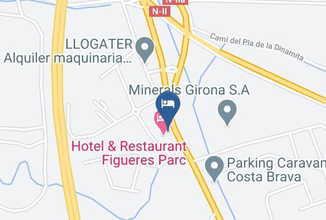 Girona - Hotel & Restaurant Figueres Parc Maps