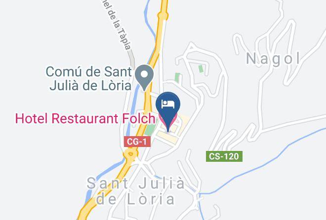 Sant Julia De Loria - Hotel Restaurant Folch Maps