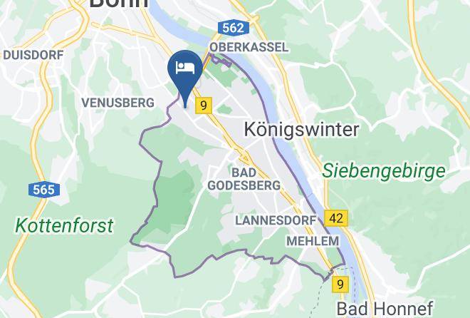 Bonn - Hotel Restaurant Friesdorfer Hof Maps