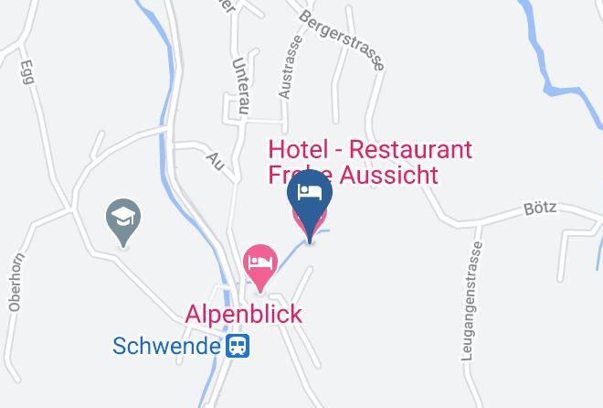 Appenzell Inner Rhodes - Hotel Restaurant Frohe Aussicht Maps