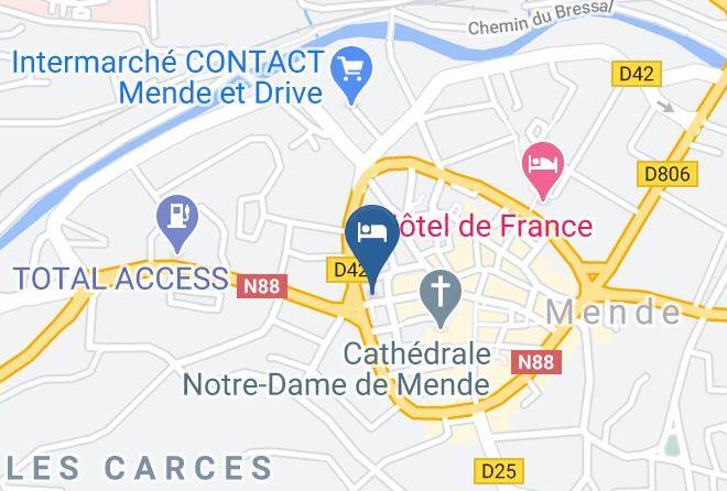 Lozere - Hotel Restaurant Gtm Maps