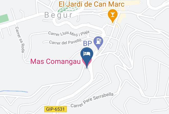 Girona - Mas Comangau Maps