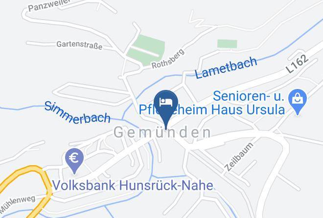 Rhein Hunsruck Kreis - Hotel Restaurant Gemunden Maps