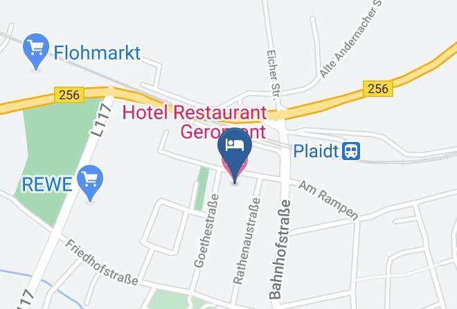 Mayen Koblenz - Hotel Restaurant Geromont Maps