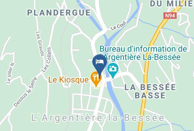 Hautes Alpes - Hotel Restaurant Glaizette Maps