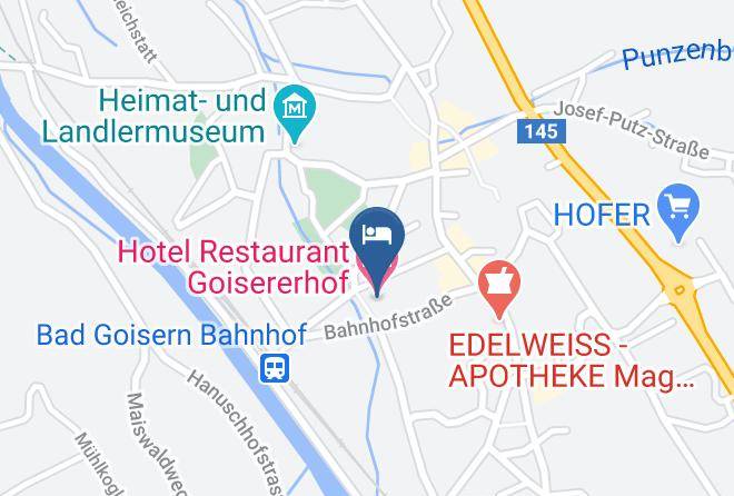 Gmunden - Hotel Restaurant Goisererhof Maps