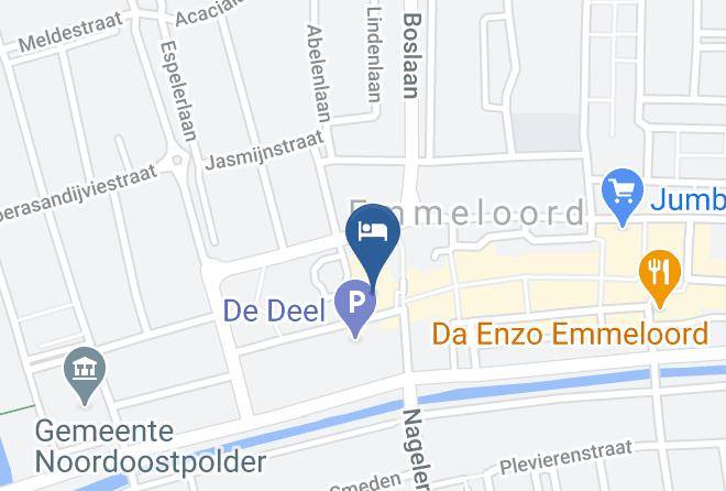 Noordoostpolder - Hotel Restaurant Grandcafe 't Voorhuys Maps