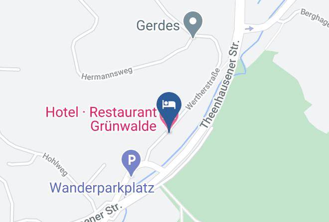 Hotel Restaurant Grunwalde Map
