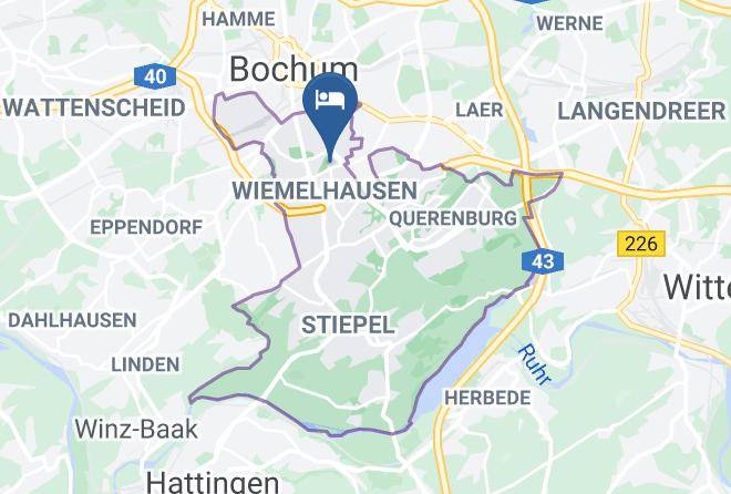 Bochum - Hotel Haus Vocke Maps