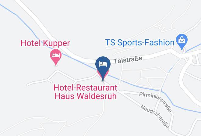 Sudwestpfalz - Hotel Restaurant Haus Waldesruh Maps