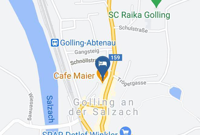 Hallein - Hotel Restaurant Hauslwirt Maps