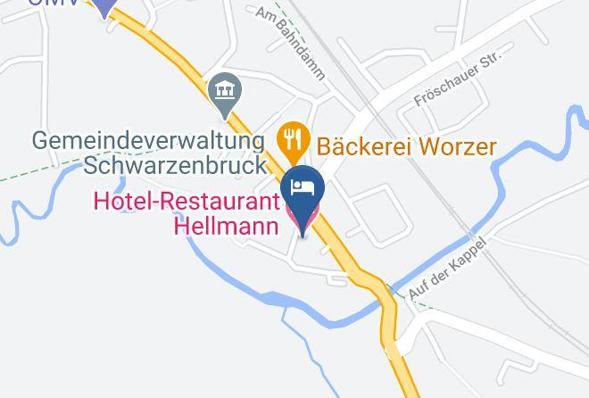 Hotel Restaurant Hellmann Map