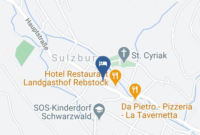 Breisgau Hochschwarzwald - Hotel Restaurant Hirschen Douce Steiner Maps