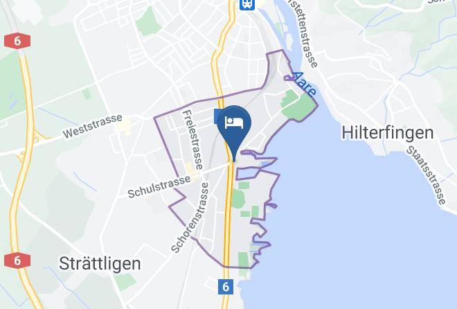 Hotel Restaurant Holiday Thun Map