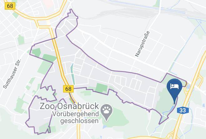 Osnabruck - Hotel Restaurant Huxmuhle Osnabruck Maps