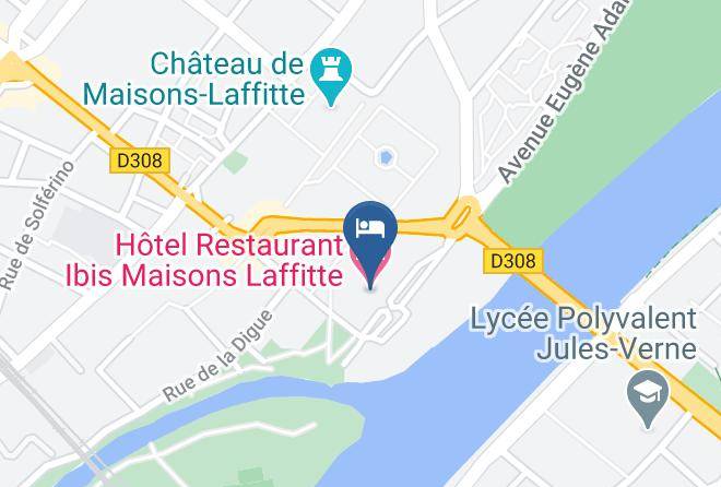 Yvelines - Hotel Restaurant Ibis Maisons Laffitte Maps