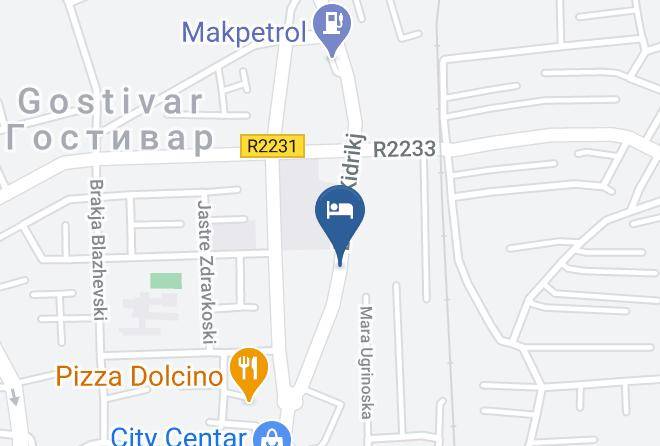 Gostivar - Hotel Restaurant Ignatia Maps