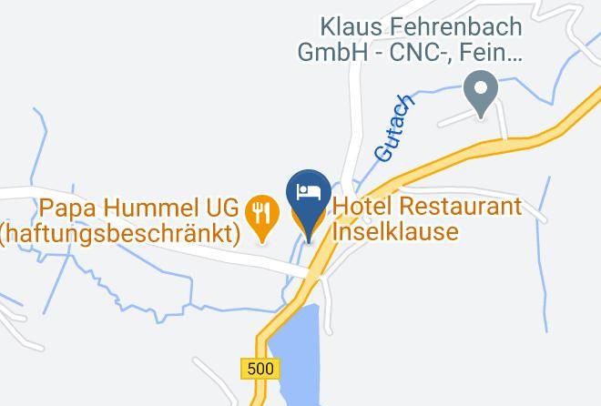 Schwarzwald Baar Kreis - Hotel Restaurant Inselklause Maps