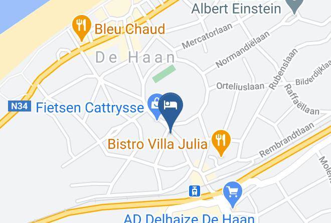 West Flanders - Hotel Restaurant Internos Maps