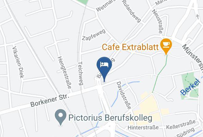 Coesfeld - Hotel Restaurant Jagerhof Maps