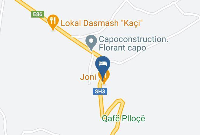Pogradec - Hotel Restaurant Joni Maps
