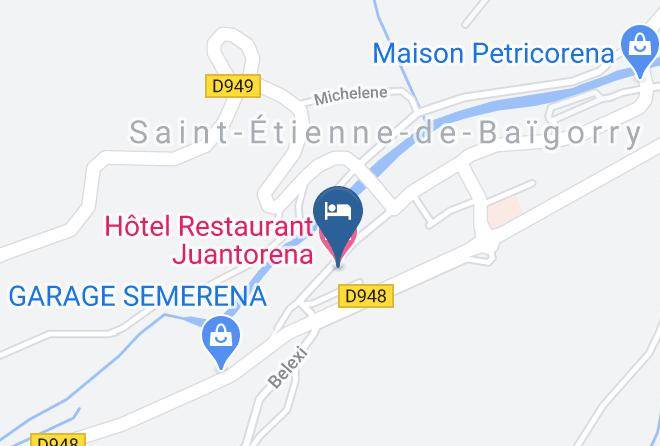 Pyrenees Atlantiques - Hotel Restaurant Juantorena Maps