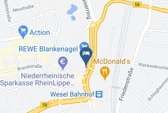 Wesel - Hotel Kaiserhof Wesel Maps