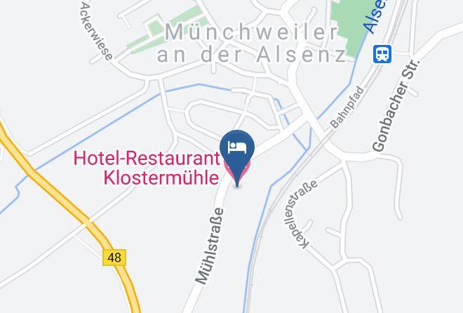 Donnersbergkreis - Hotel Restaurant Klostermuhle Maps
