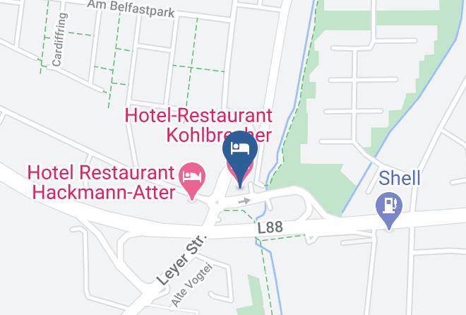 Osnabruck - Hotel Restaurant Kohlbrecher Maps