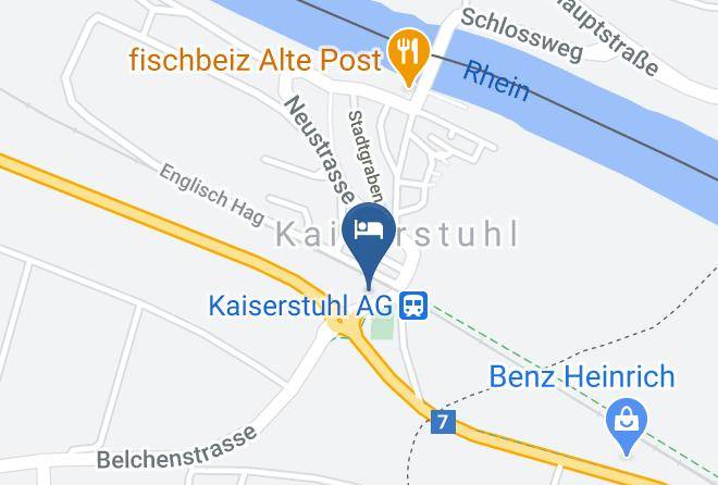 Zurzach - Hotel Restaurant Kreuz Maps