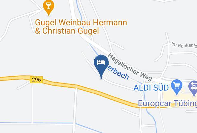 Tubingen - Hotel Restaurant Kreuzberg Maps