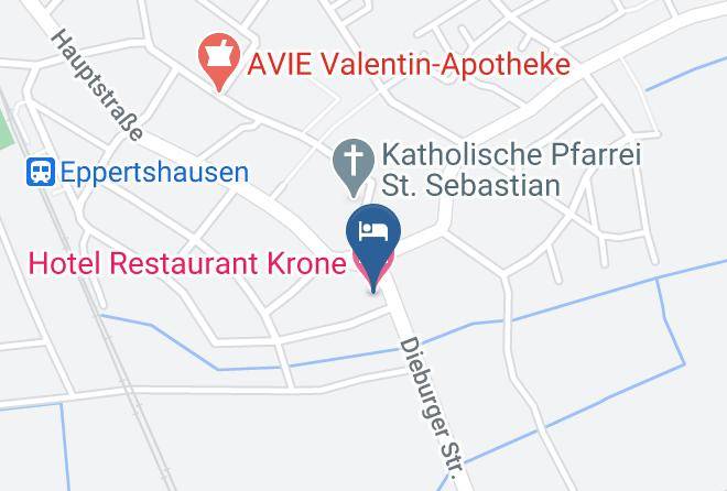 Hotel Restaurant Krone Map