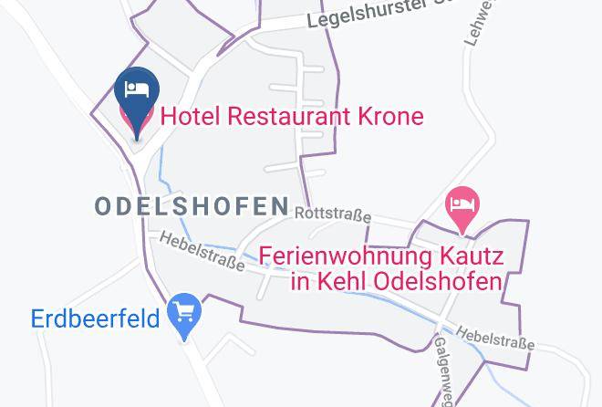 Hotel Restaurant Krone Map