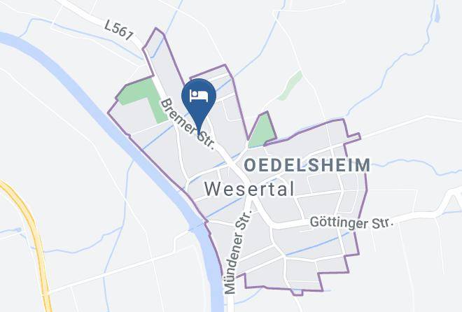 Kassel - Wellnesshotel Kronenhof Weserbergland Am Weser Radweg Maps