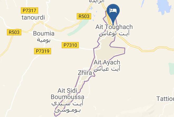 Meknes Tafilalet - Hotel Restaurant Ksar Timnay Maps