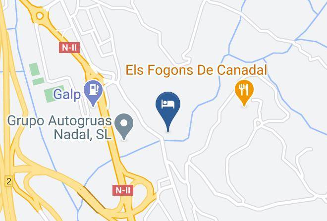 Girona - Hotel Restaurant L'albera Maps