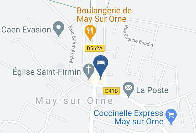 Calvados - Hotel Restaurant L'ammonite Maps