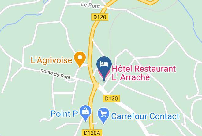 Ardeche - Hotel Restaurant L' Arrache Maps