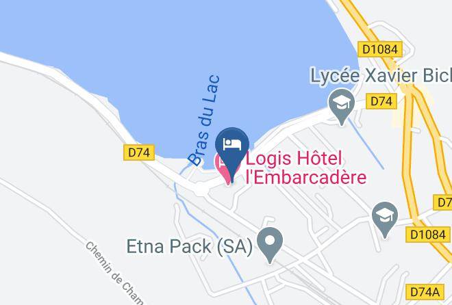 Ain - Hotel Restaurant L'embarcadere Maps